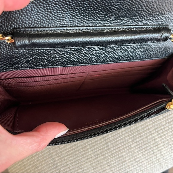 CHANEL Caviar Quilted Wallet on Chain WOC in Black - Picture 10 of 15